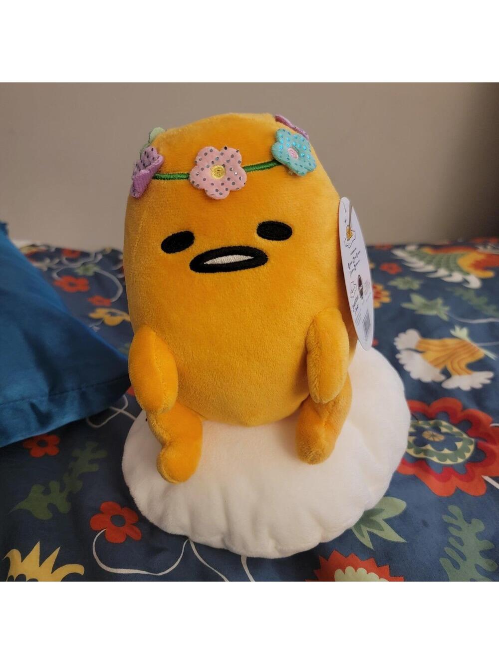 Gudetama Spring plushie NWT